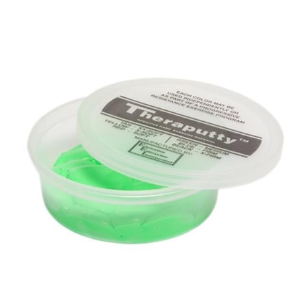 Fabrication Enterprises Fabrication Enterprises 10-0912 Cando Theraputty Exercise Material - 6 Oz. - Green - Medium 10-0912